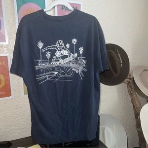 vintage venice beach dogtown skateboarding mens shirt l Surf Palm Tree Surf